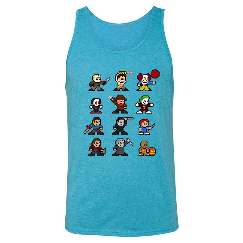 Unisex Jersey Tank - KM42UREE - Aqua Triblend - 3