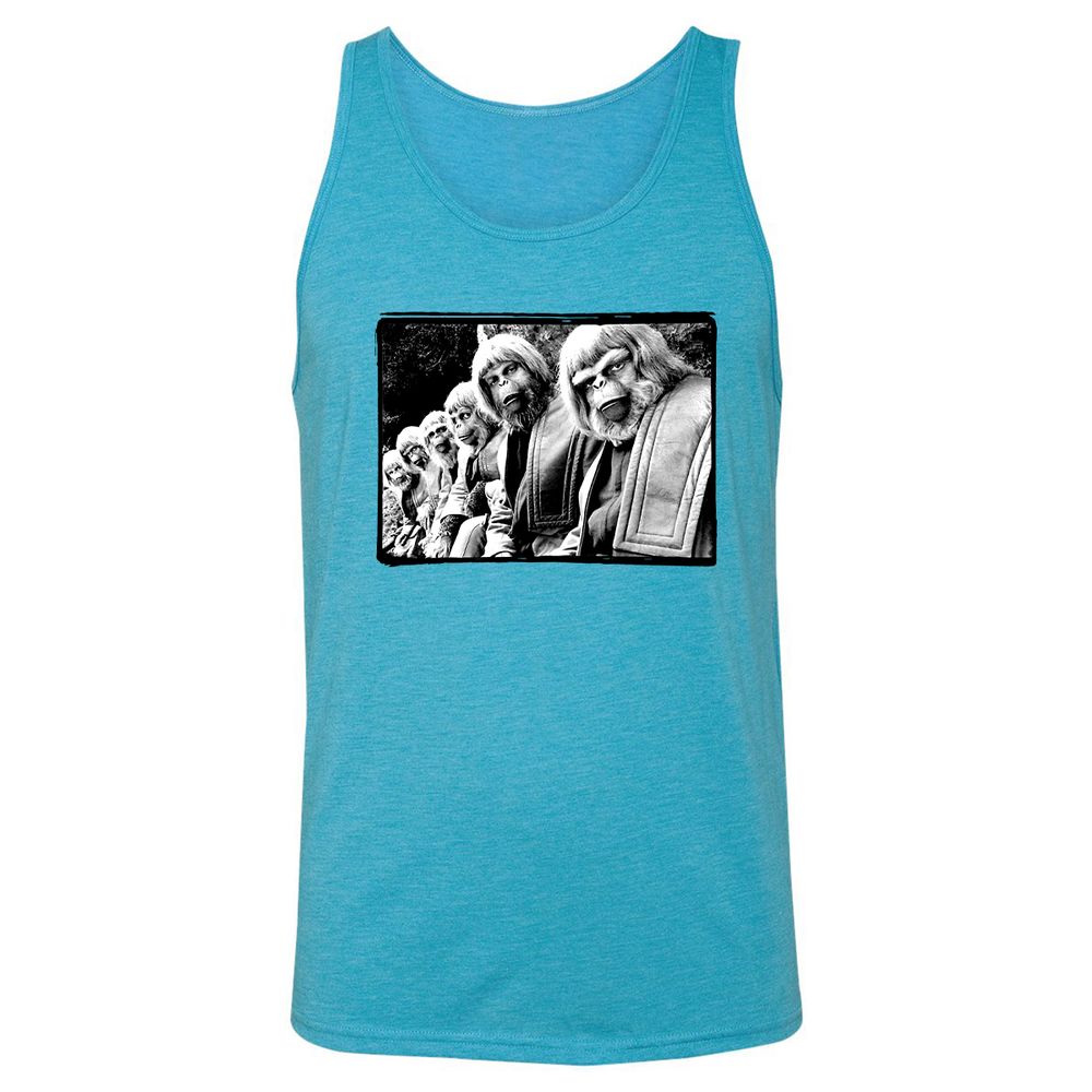 Unisex Jersey Tank - Z67CWHR9 - Aqua Triblend - 3