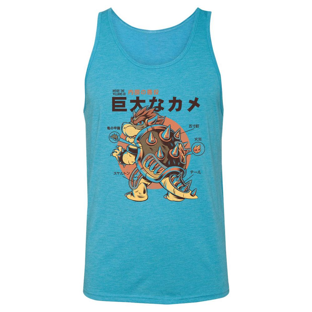 Unisex Jersey Tank - JXYM7WP2 - Aqua Triblend - 3