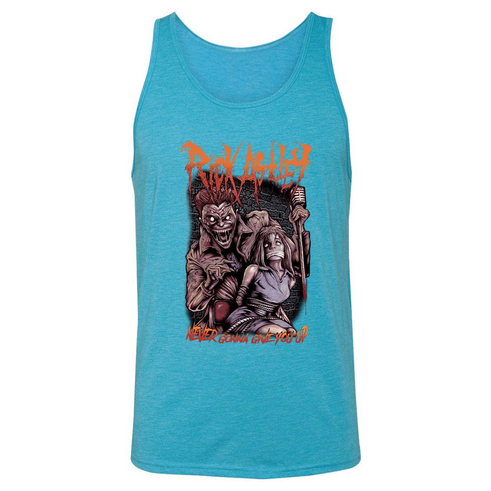 Unisex Jersey Tank - ZGWENVK5 - Aqua Triblend - 3