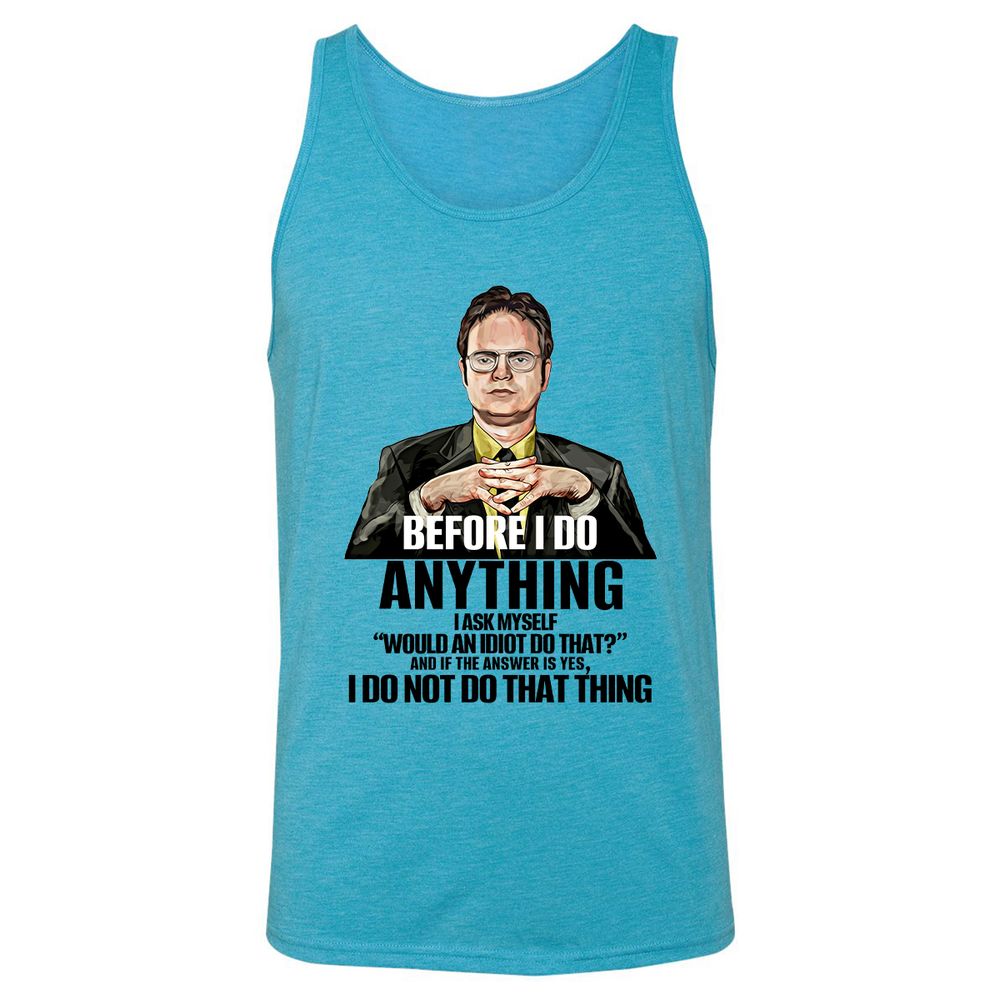 Unisex Jersey Tank - WRJ72FJB - Aqua Triblend - 3