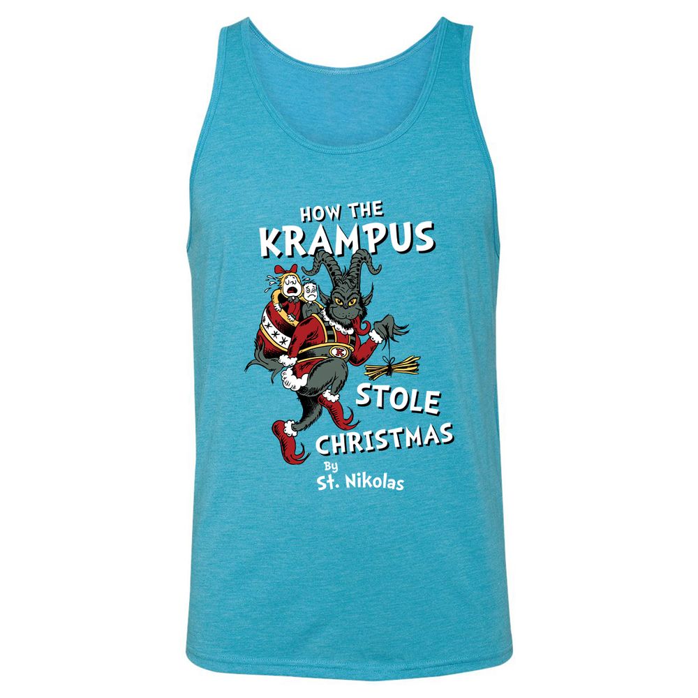 Unisex Jersey Tank - 1GGTMXT4 - Aqua Triblend - 3