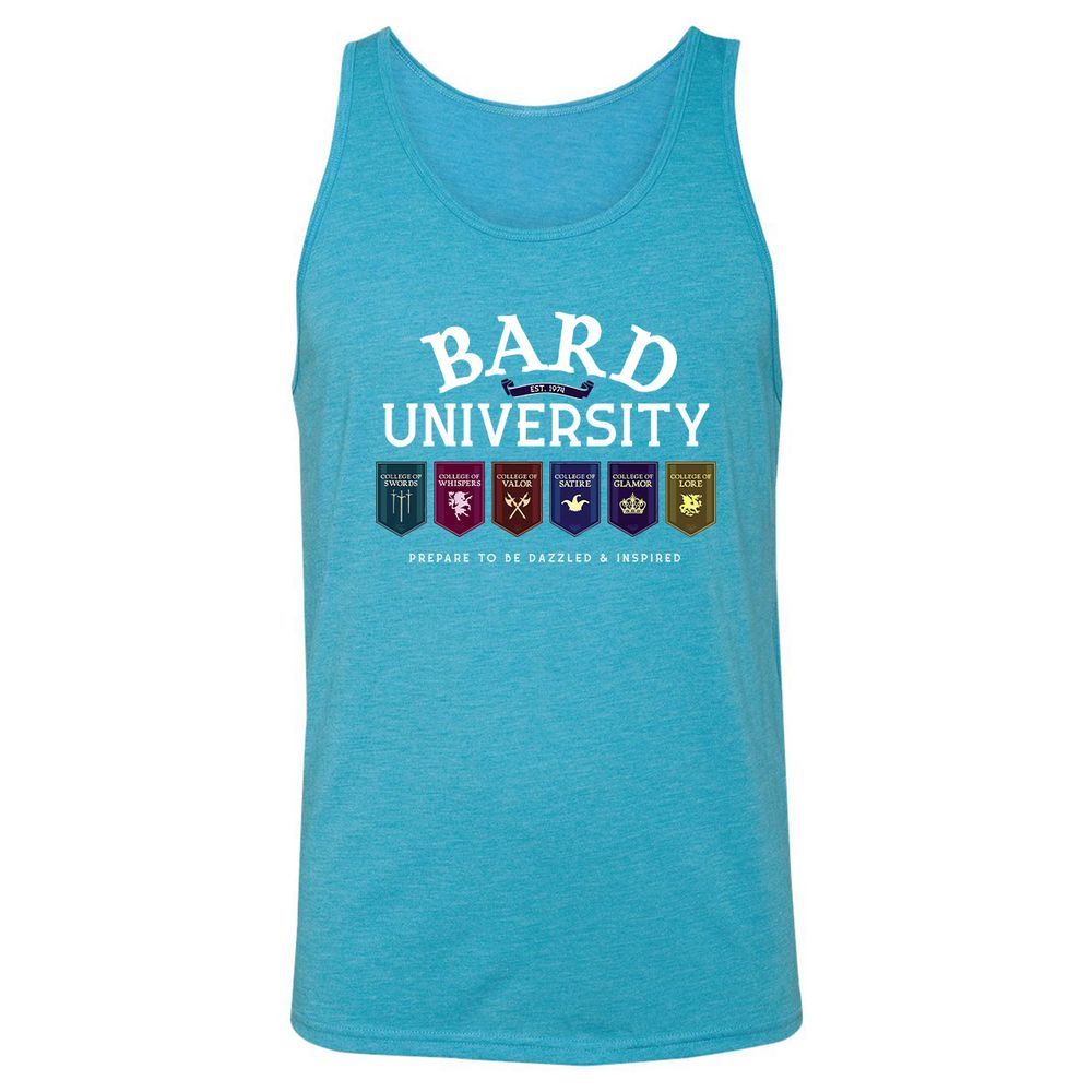 Unisex Jersey Tank - 8Y21U1FD - Aqua Triblend - 3