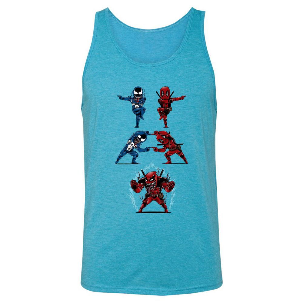 Unisex Jersey Tank - HG51F7ZX - Aqua Triblend - 3