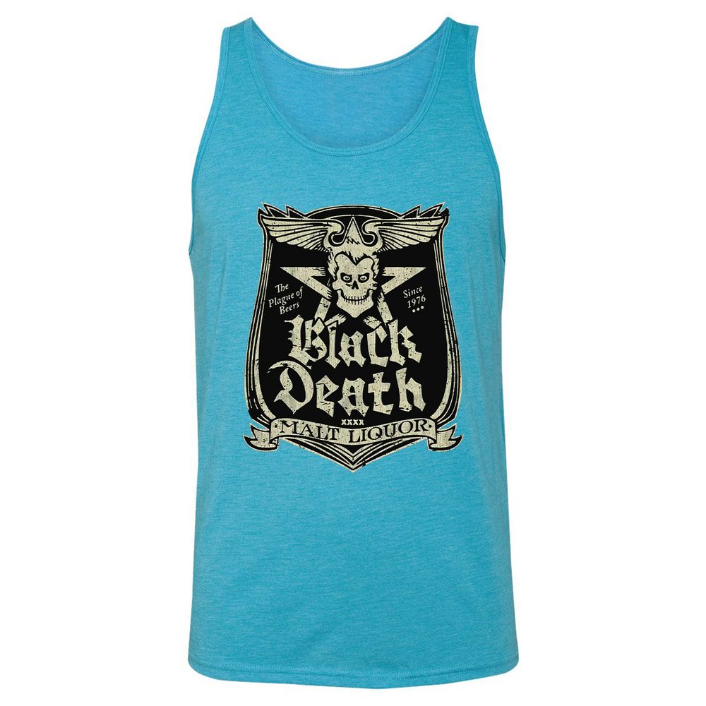 Unisex Jersey Tank - N4H89FS1 - Aqua Triblend - 3