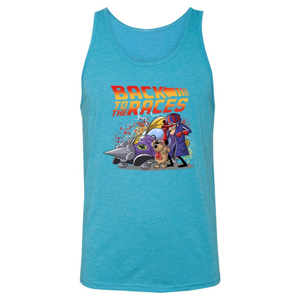 Unisex Jersey Tank - VZ4J3A66 - Aqua Triblend - 3