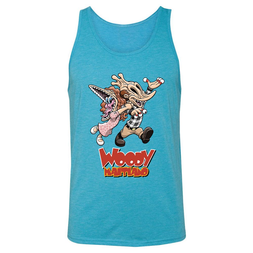 Unisex Jersey Tank - JJ3PNKHJ - Aqua Triblend - 3