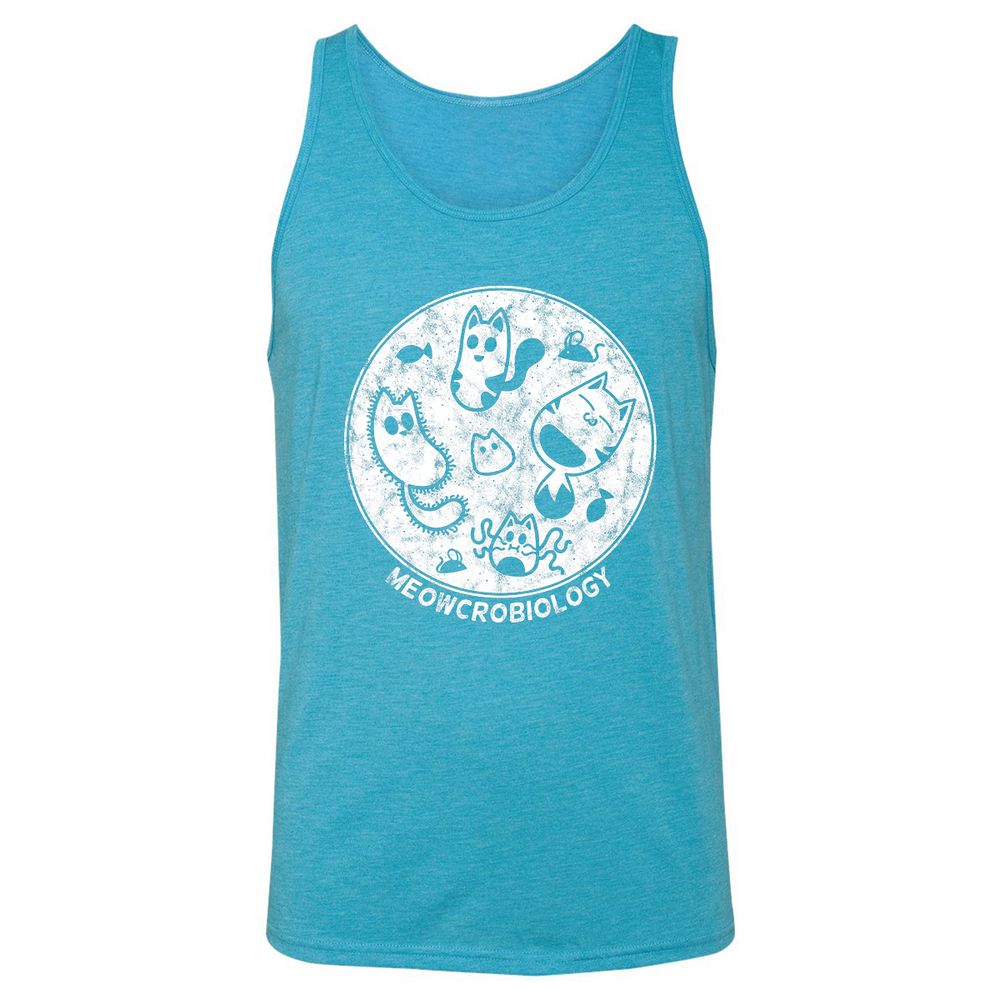 Unisex Jersey Tank - ANASSEH6 - Aqua Triblend - 3