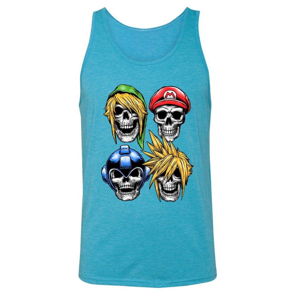 Unisex Jersey Tank - 2N8VBL58 - Aqua Triblend - 3