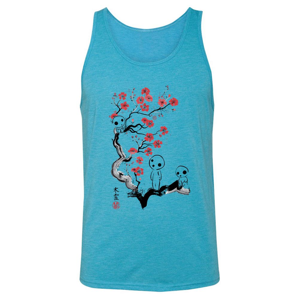 Unisex Jersey Tank - RLKMV446 - Aqua Triblend - 3