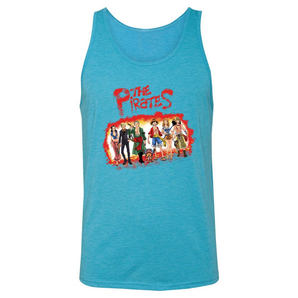 Unisex Jersey Tank - XGSEZ7H7 - Aqua Triblend - 3