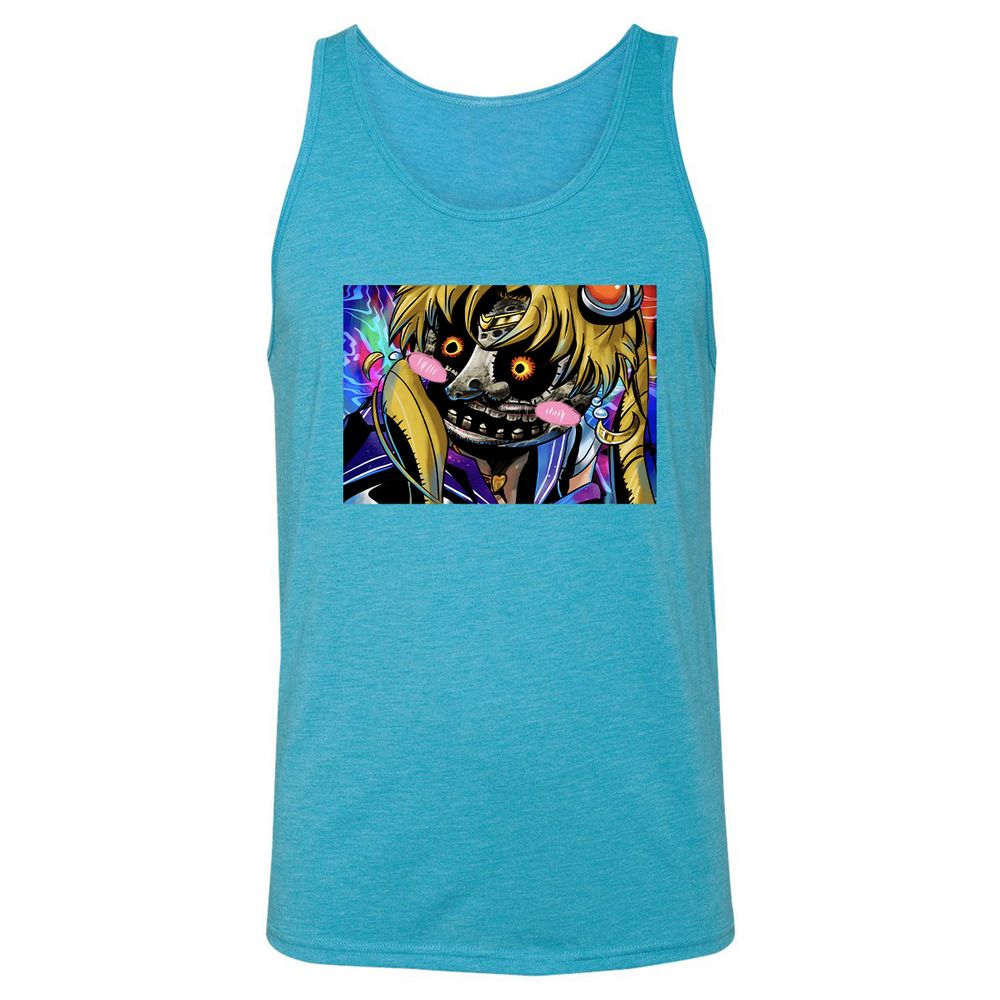 Unisex Jersey Tank - BFGACFJV - Aqua Triblend - 3