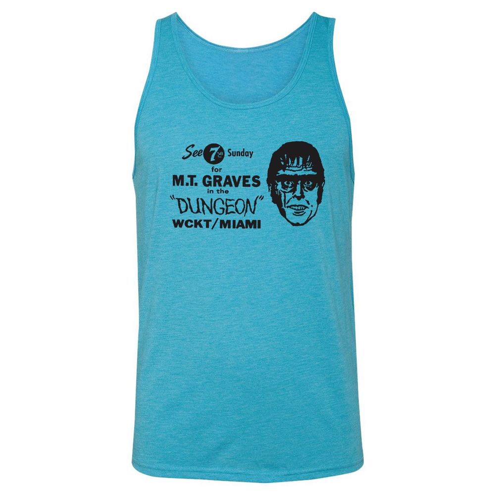 Unisex Jersey Tank - RGQL6WAQ - Aqua Triblend - 3