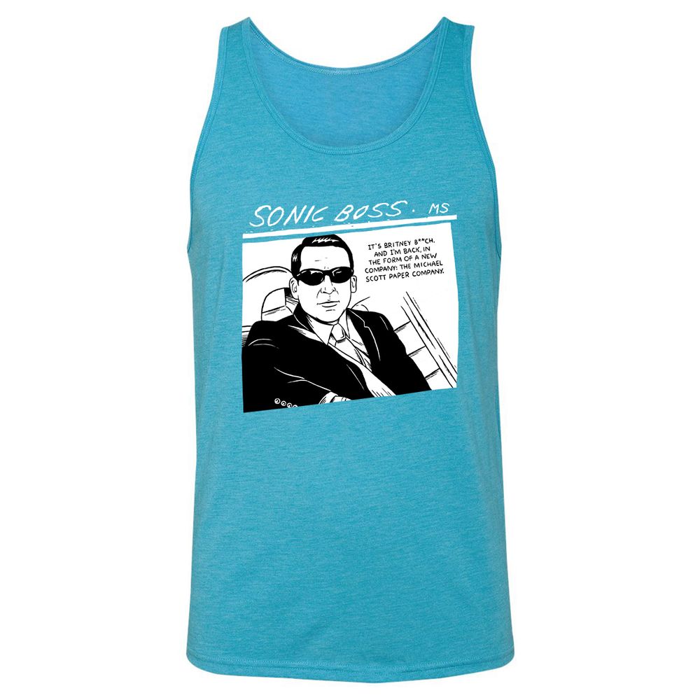 Unisex Jersey Tank - EG816K7N - Aqua Triblend - 3