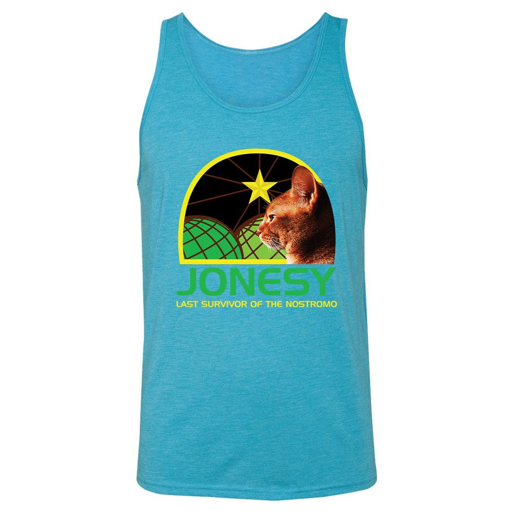 Unisex Jersey Tank - BZWGZUSL - Aqua Triblend - 3