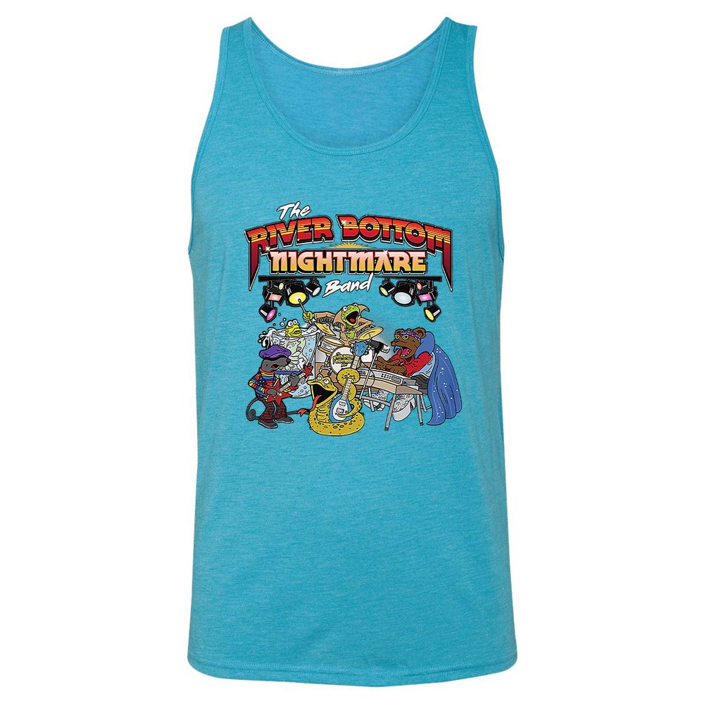 Unisex Jersey Tank - M2EMH72U - Aqua Triblend - 3