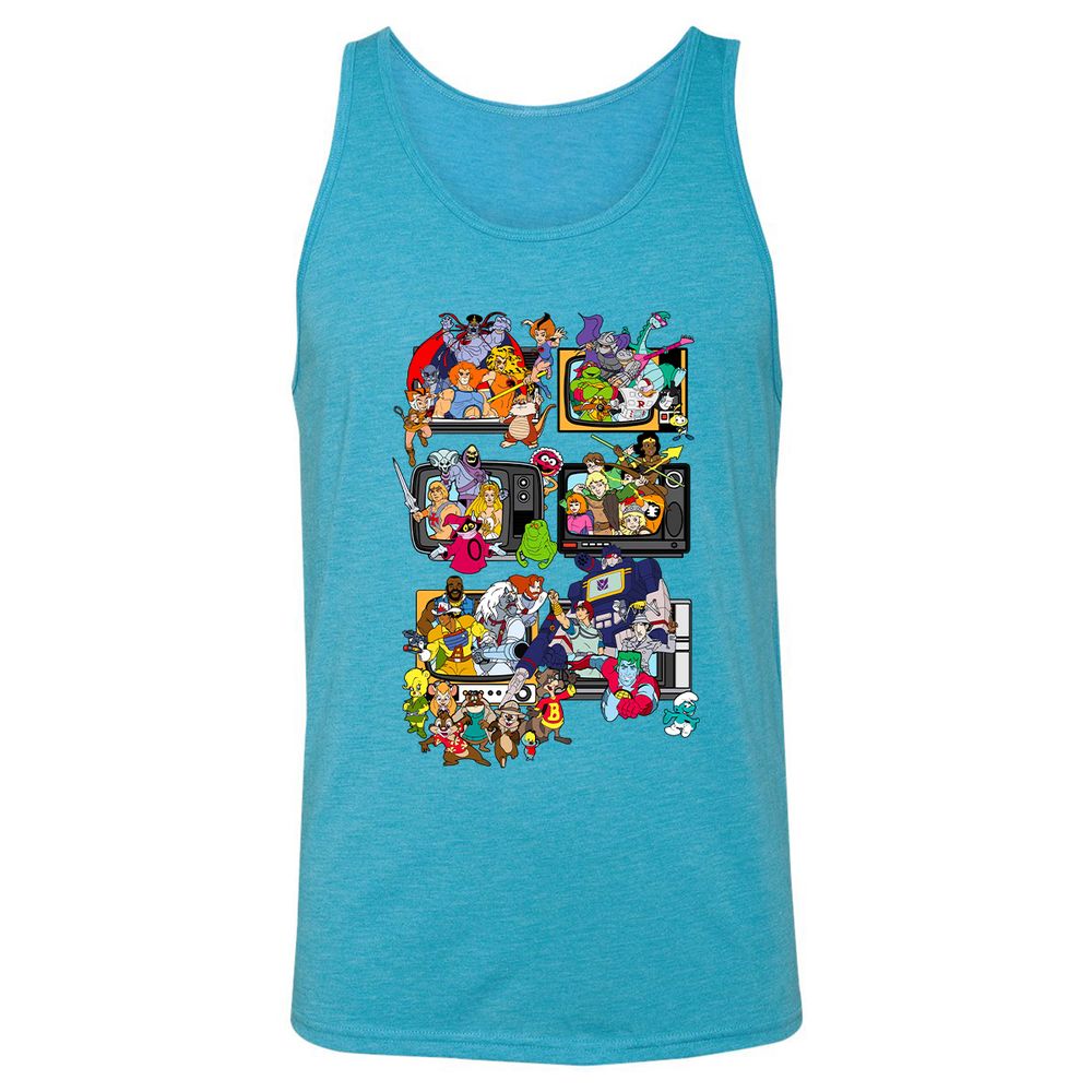 Unisex Jersey Tank - WEDR77L2 - Aqua Triblend - 3