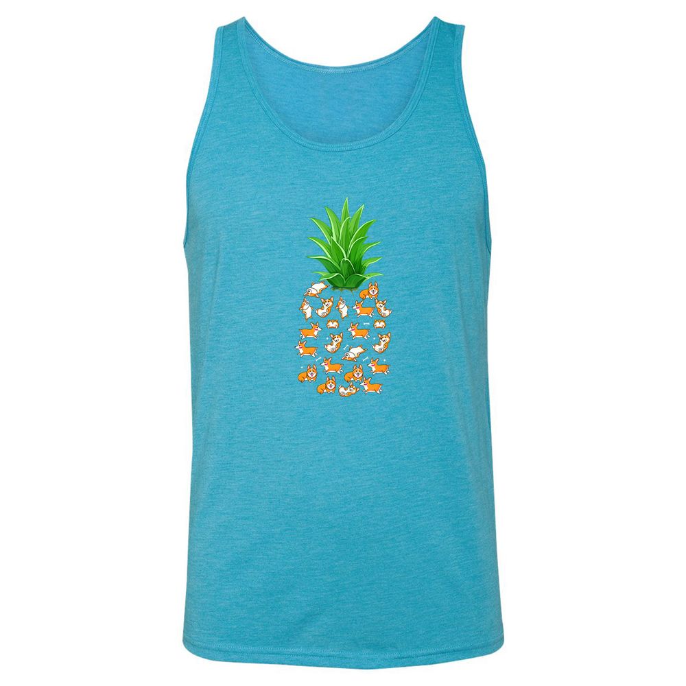 Unisex Jersey Tank - B7TMXALC - Aqua Triblend - 3