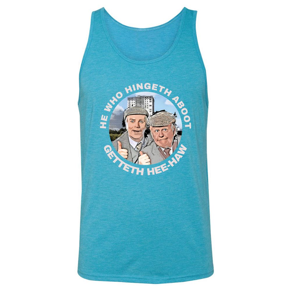 Unisex Jersey Tank - FJYZYPNU - Aqua Triblend - 3