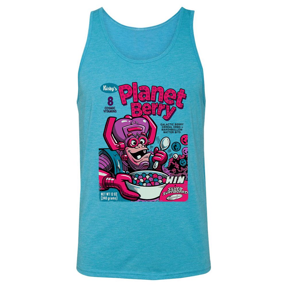 Unisex Jersey Tank - KRFGSGQY - Aqua Triblend - 3