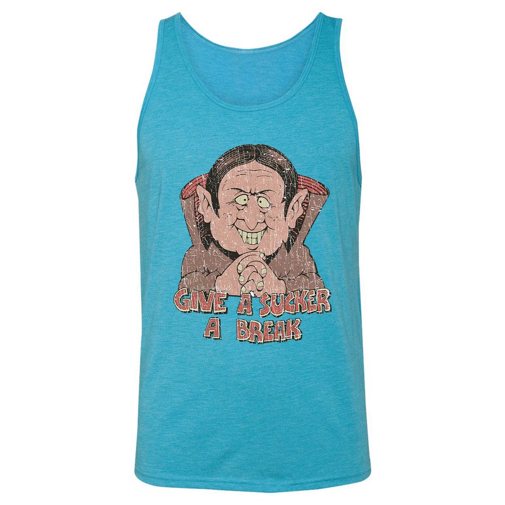 Unisex Jersey Tank - Q5P61FJ6 - Aqua Triblend - 3