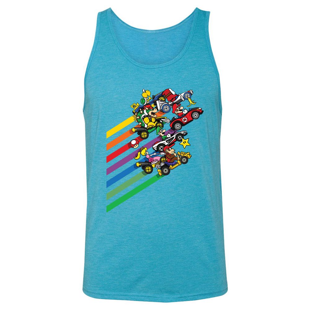Unisex Jersey Tank - VA1VVUUT - Aqua Triblend - 3