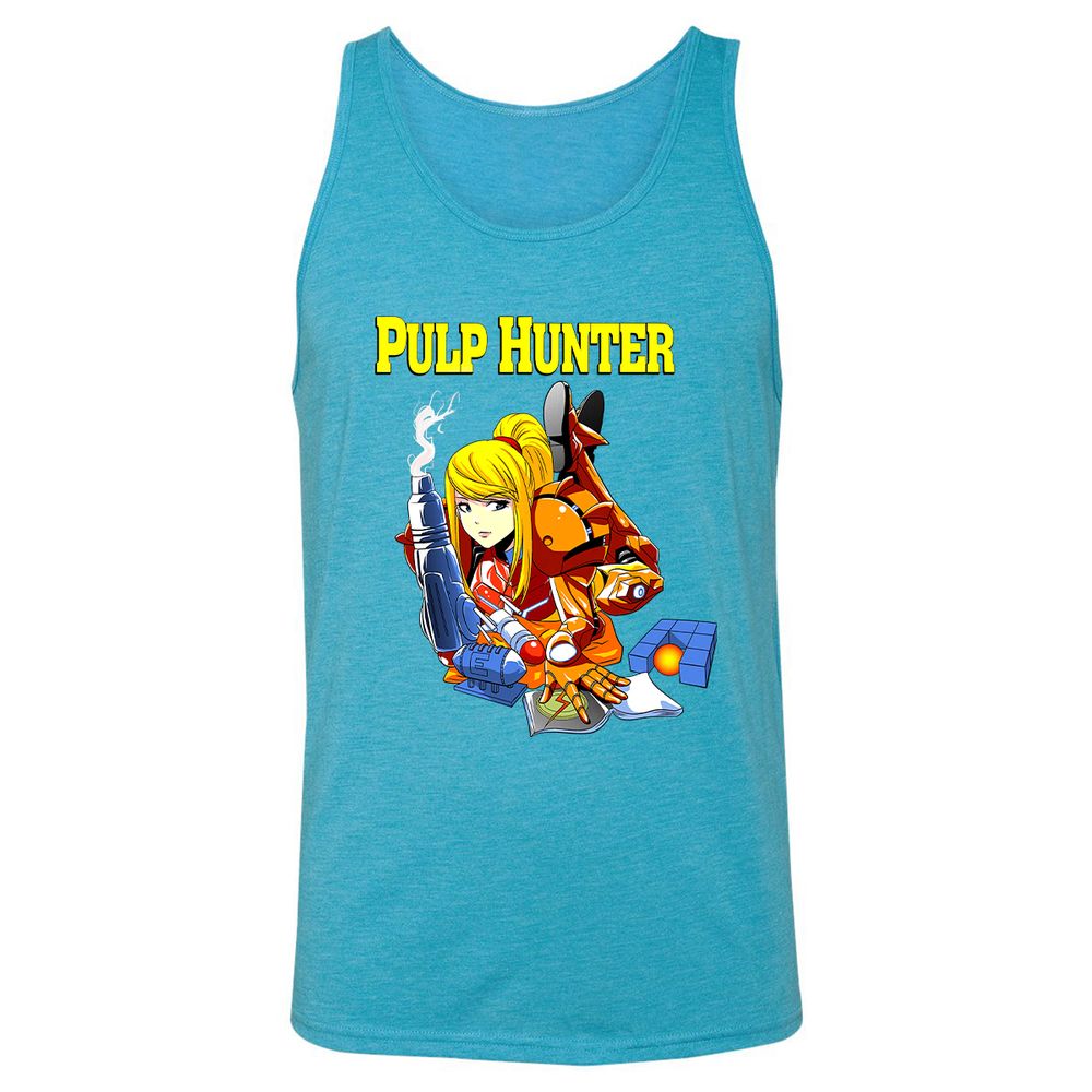 Unisex Jersey Tank - V79Y81VU - Aqua Triblend - 3