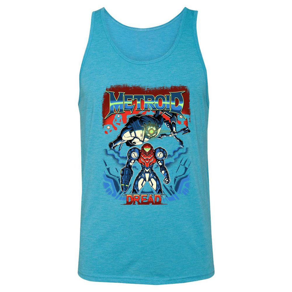Unisex Jersey Tank - RKNT5V63 - Aqua Triblend - 3