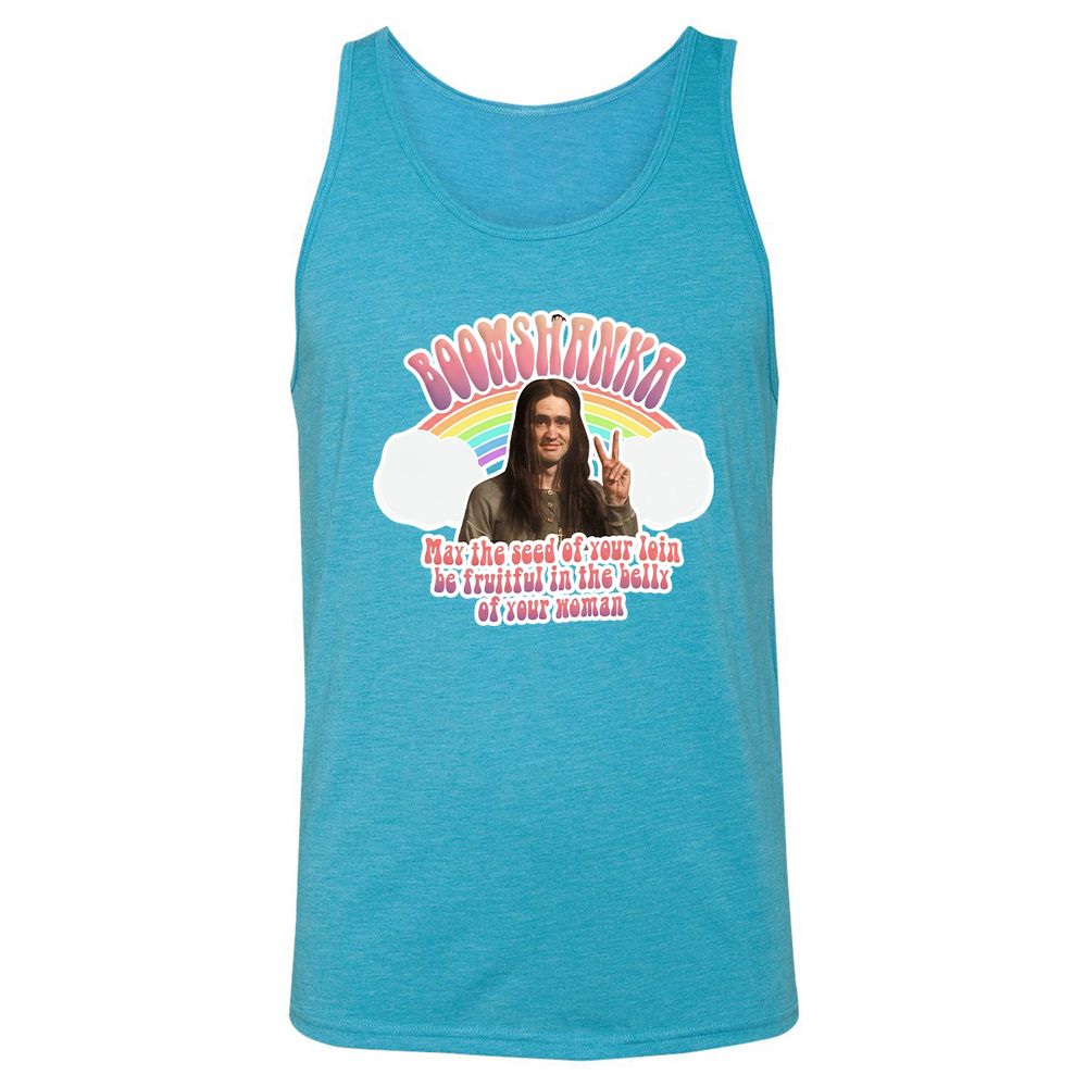 Unisex Jersey Tank - JEY7MZ4F - Aqua Triblend - 3