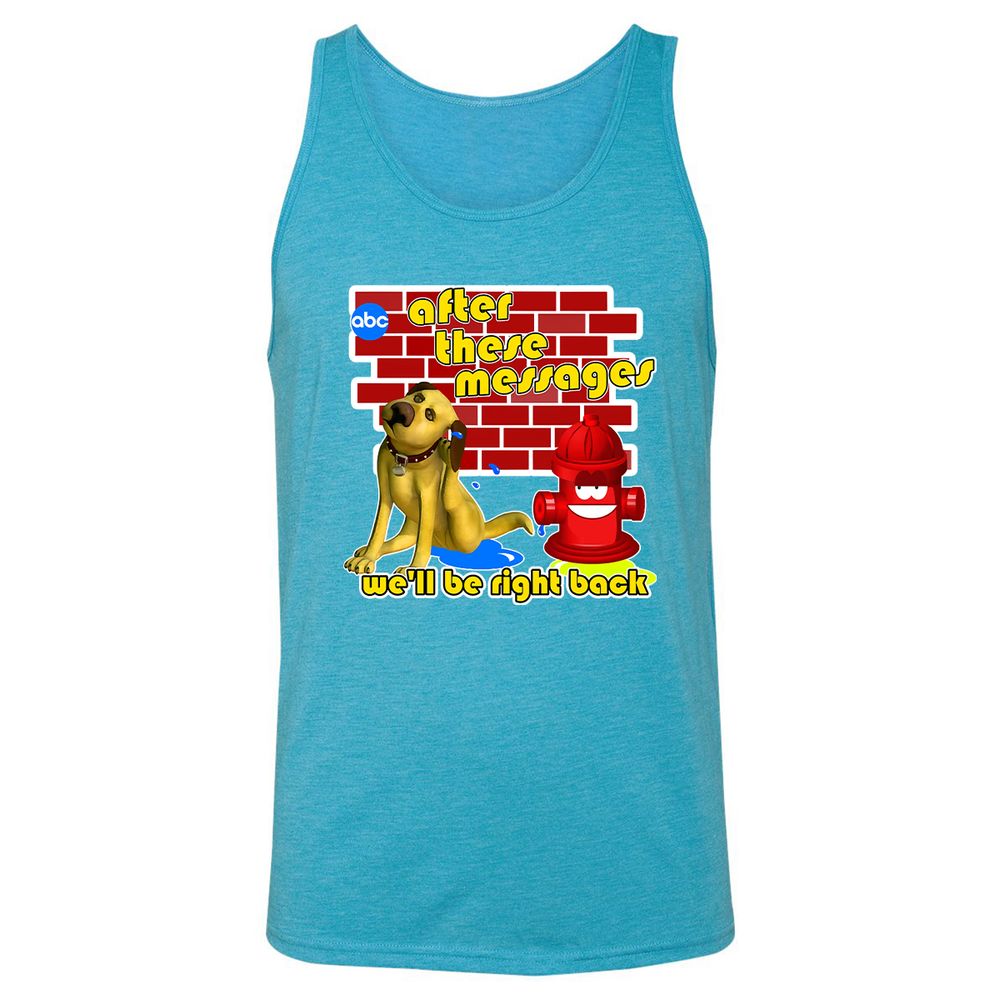 Unisex Jersey Tank - CTQEZCDP - Aqua Triblend - 3