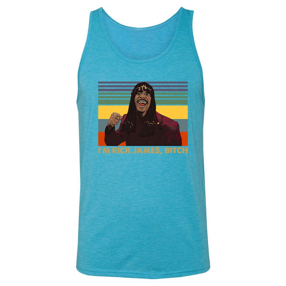 Unisex Jersey Tank - N4825ZA8 - Aqua Triblend - 3
