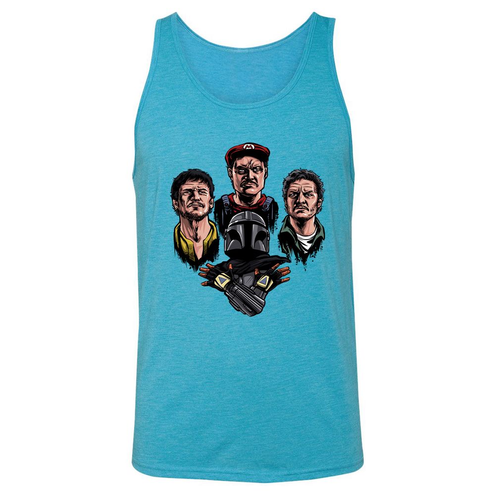 Unisex Jersey Tank - 76ZW3HGL - Aqua Triblend - 3