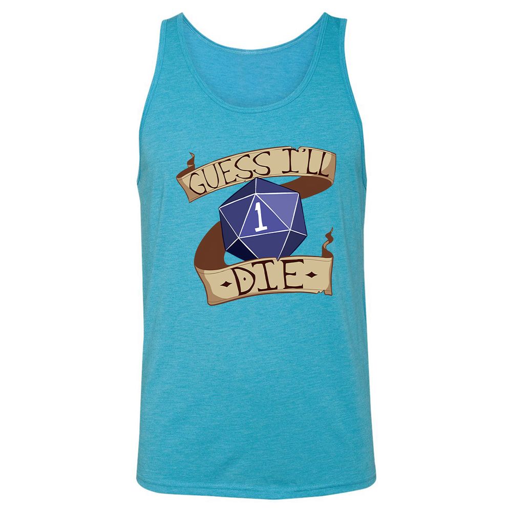 Unisex Jersey Tank - 578WWN5N - Aqua Triblend - 3