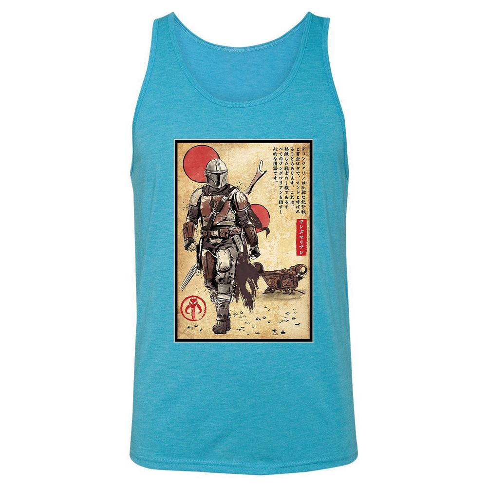 Unisex Jersey Tank - JSXZ7WJ7 - Aqua Triblend - 3
