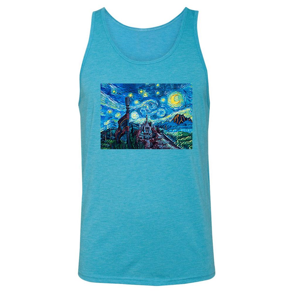 Unisex Jersey Tank - Q2B66REM - Aqua Triblend - 3
