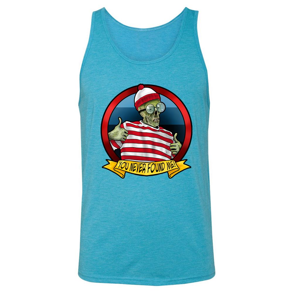 Unisex Jersey Tank - SA53H17W - Aqua Triblend - 3