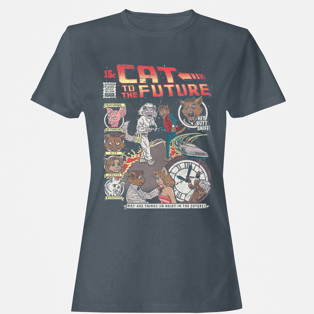 Women's T-Shirt - ZB2R5B6H - Charcoal - 3