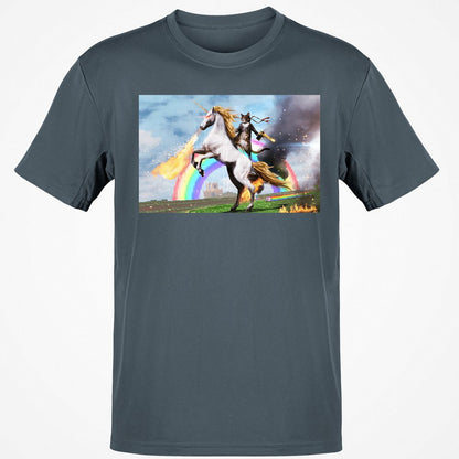 Classic Unisex T-Shirt - P8BZFVHX - Charcoal - 3