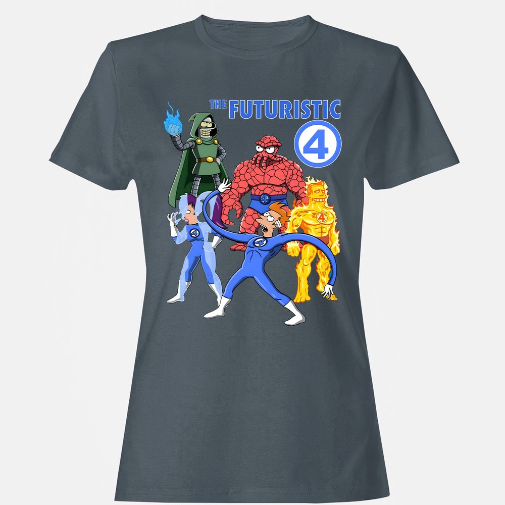 Women's T-Shirt - 5GA6KVRW - Charcoal - 3