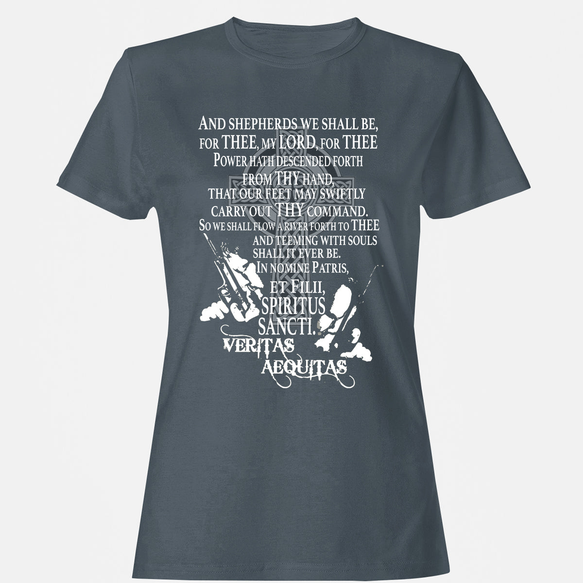 Women's T-Shirt - F8EBXQJA - Charcoal - 3