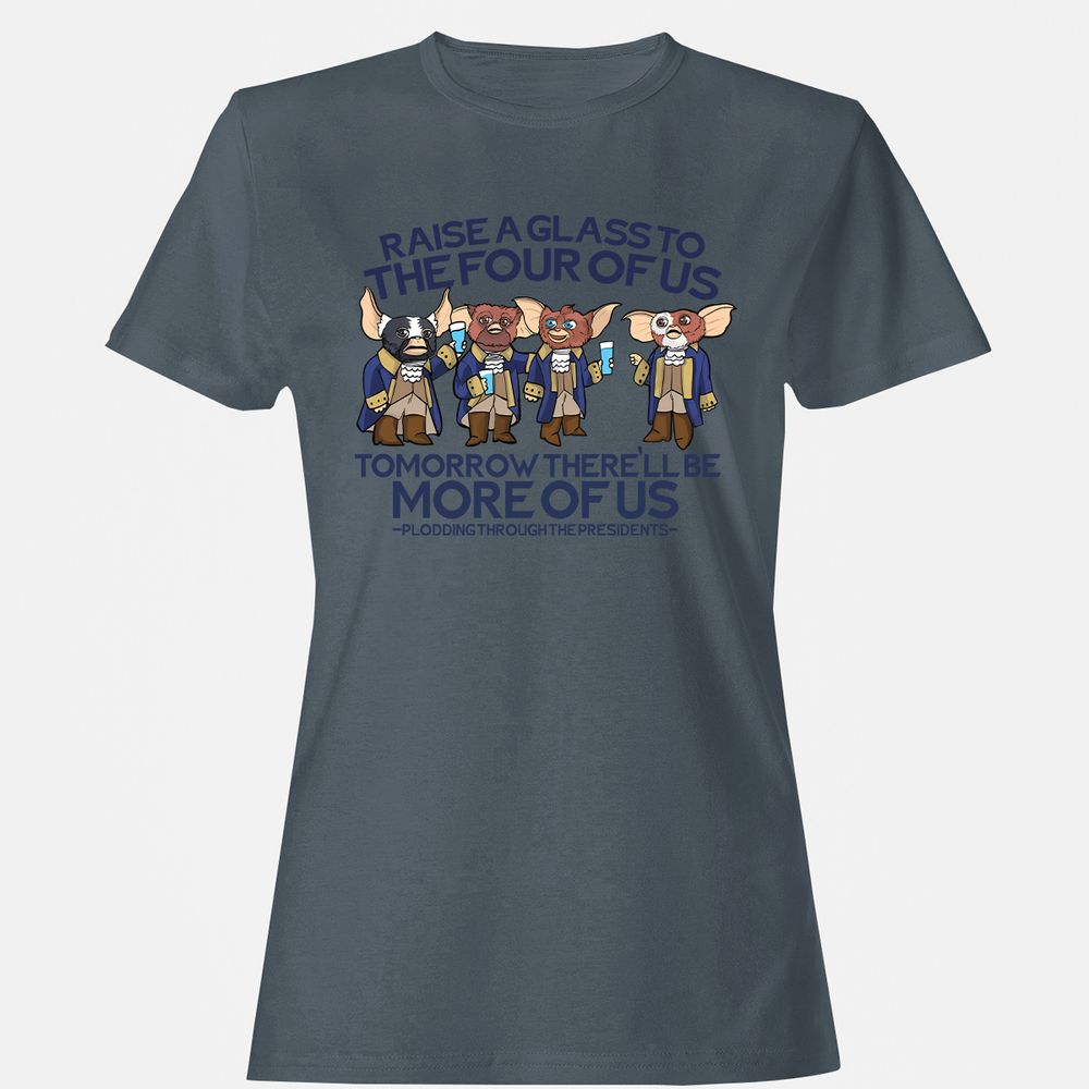 Women's T-Shirt - YZAZG8U2 - Charcoal - 3