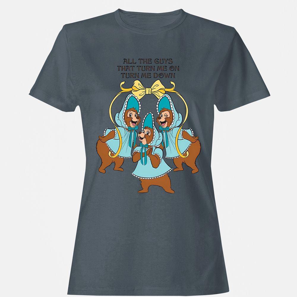 Women's T-Shirt - EU7HD1KR - Charcoal - 3