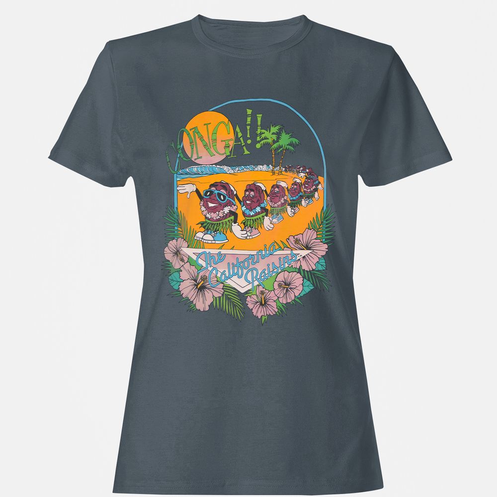 Women's T-Shirt - 87YF9K3H - Charcoal - 3