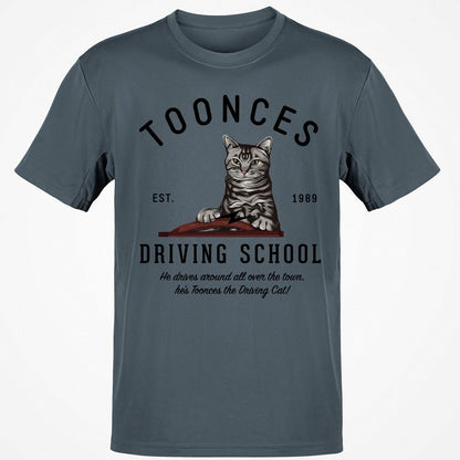 Funny Cat Driving School - Charcoal - 3