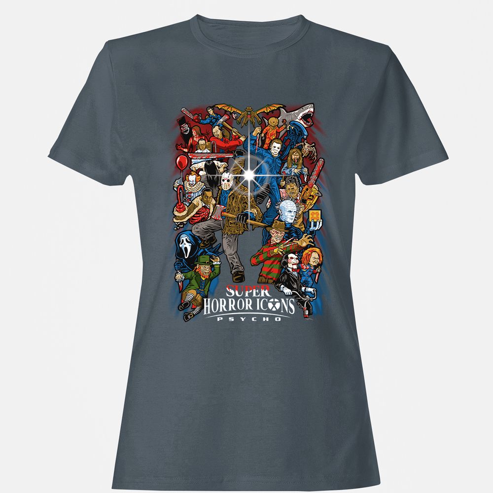 Women's T-Shirt - X6X9L9U6 - Charcoal - 3