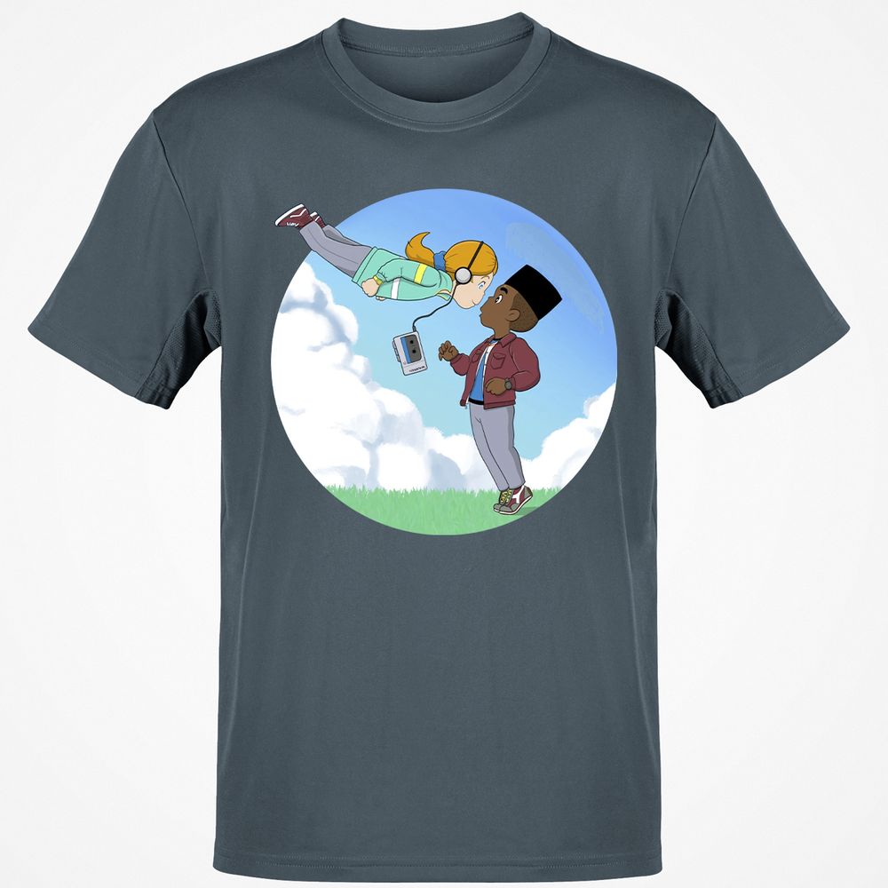Classic Unisex T-Shirt - Y6QMV4UW - Charcoal - 3