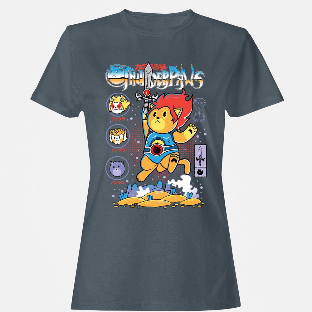 Women's T-Shirt - QN4ERLXM - Charcoal - 3