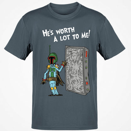 Classic Unisex T-Shirt - YGMX4YEJ - Charcoal - 3