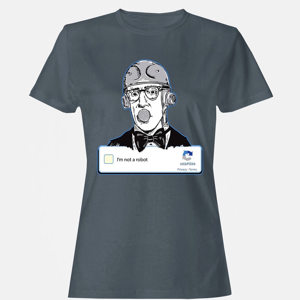 Women's T-Shirt - HCLZJJFK - Charcoal - 3