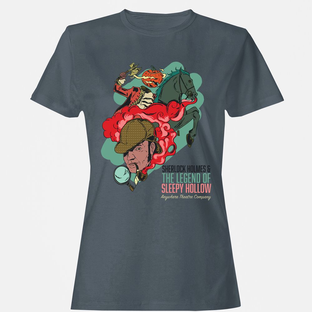 Women's T-Shirt - U85PGQR8 - Charcoal - 3